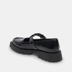 Ebbie Flats Midnight Patent Leather