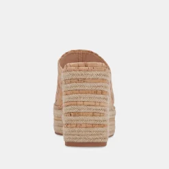 Elaria Wedges Natural Cork