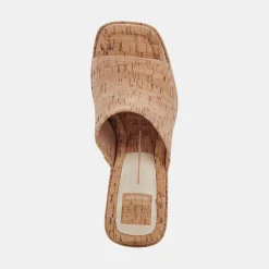Elaria Wedges Natural Cork