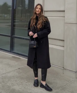 Elias Flats Black Leather