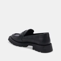 Elias Flats Black Leather