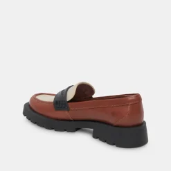 Elias Flats Brown Black Leather