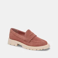 Elias Flats Mauve Suede