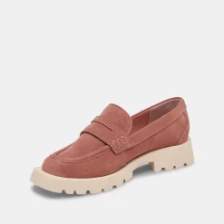 Elias Flats Mauve Suede