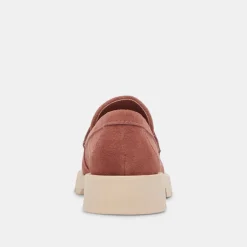 Elias Flats Mauve Suede