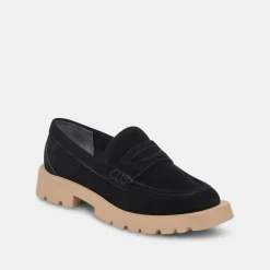 Elias Flats Midnight Suede