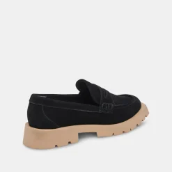 Elias Flats Midnight Suede