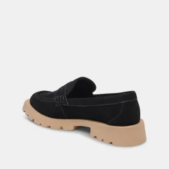 Elias Flats Midnight Suede