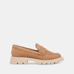 Elias Flats Toffee Suede