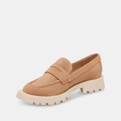 Elias Flats Toffee Suede