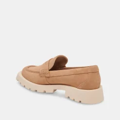 Elias Flats Toffee Suede