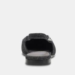 Elley Flats Carbon Denim