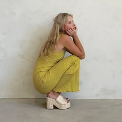 Elora Heels Lt Natural Raffia