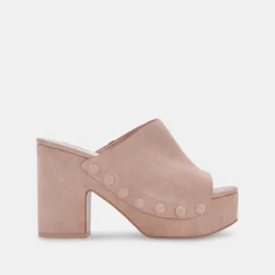 Emol Heels Blush Suede