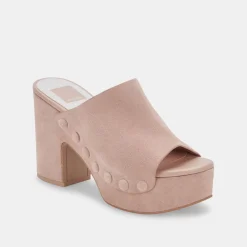 Emol Heels Blush Suede