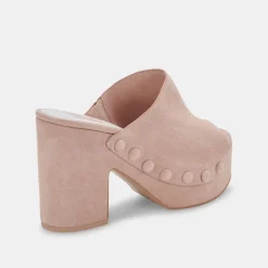 Emol Heels Blush Suede