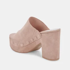 Emol Heels Blush Suede