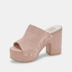 Emol Heels Blush Suede