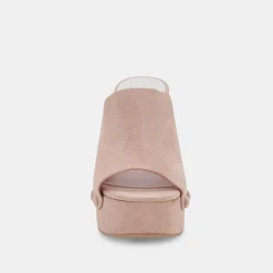 Emol Heels Blush Suede