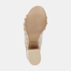 Emol Heels Off White Leather