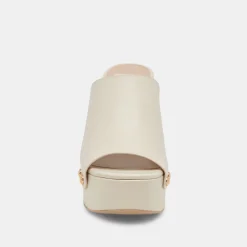 Emol Heels Off White Leather