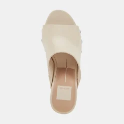 Emol Pride Heels Ivory Leather