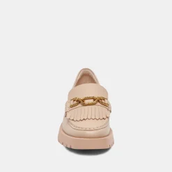 Erna Wide Flats Lt Blush Leather