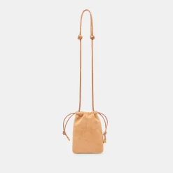 Evie Crossbody Pouch Rusty Oak Suede