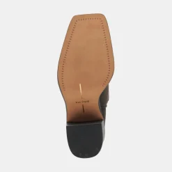 Falon Boots Espresso Distressed Leather