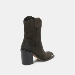 Falon Boots Espresso Distressed Leather