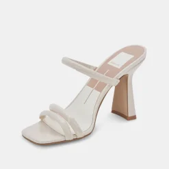 Fort Heels Ivory Embossed Stella