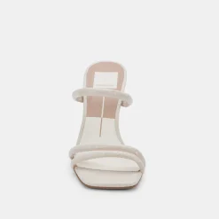 Fort Heels Ivory Embossed Stella