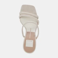 Fort Heels Ivory Embossed Stella