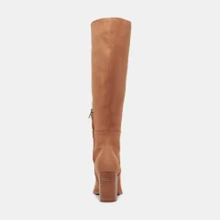 Fynn Wide Calf Boots Brown Nubuck
