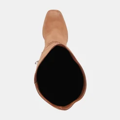 Fynn Wide Calf Boots Brown Nubuck