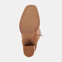 Fynn Wide Calf Boots Brown Nubuck