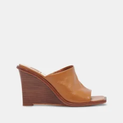 Gilded Wedges Acorn Leather