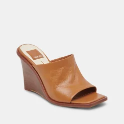 Gilded Wedges Acorn Leather