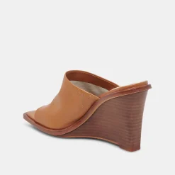 Gilded Wedges Acorn Leather