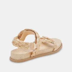 Gimra Sandals Lt Natural Raffia