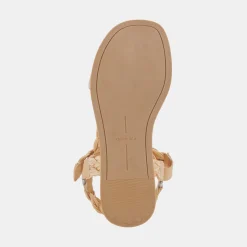 Gimra Sandals Lt Natural Raffia