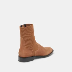 Gineva Boots Chestnut Suede