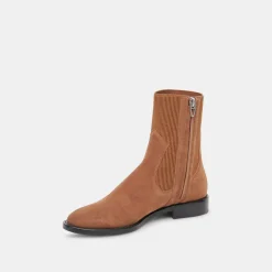 Gineva Boots Chestnut Suede