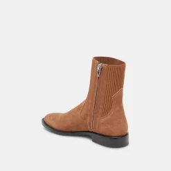 Gineva Boots Chestnut Suede