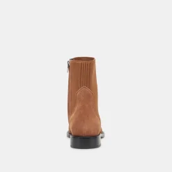 Gineva Boots Chestnut Suede