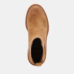 Gunner Booties Brown Suede