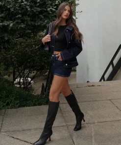 Gyra Boots Black Leather