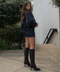 Gyra Boots Black Leather