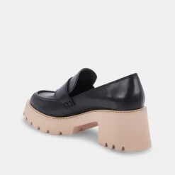 Halona Loafers Black Leather