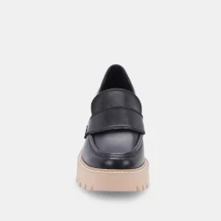 Halona Loafers Black Leather